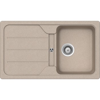 Set Chiuveta Formhaus D-100 860 x 500 mm si Baterie Plutos Sabbia Schock Cristalite - 1
