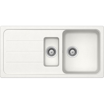 Set Chiuveta Formhaus D-150L 1000 x 500 mm si Baterie Plutos Alpina Schock Cristalite - 1