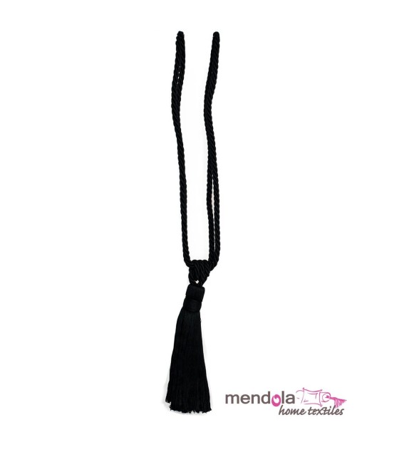 Ciucure draperie Mendola Home Textiles, 20/36cm, negru - 1