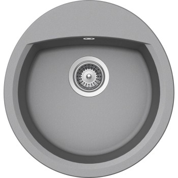 Set Chiuveta Manhattan R-100 470 x 490 mm si Baterie Plutos Croma Schock Cristalite - 1