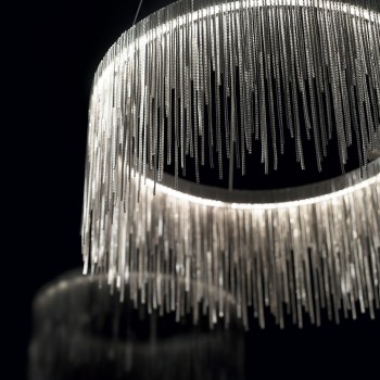 Lustra VERSUS SP ROUND 137032 IDEAL LUX, LED 33.6W, 3300lm, crom - 1