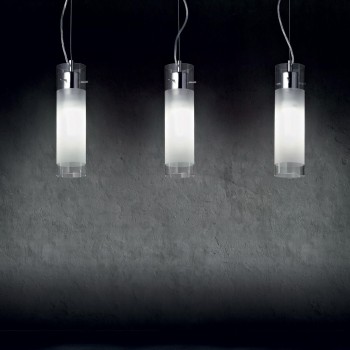 Pendul FLAM SP1 BIG 027364 Ideal Lux, crom - 1