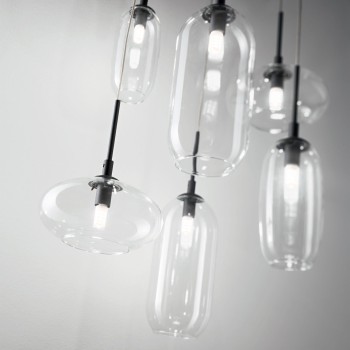 Lustra YODA SP6 173023 Ideal Lux, G9, 6x40W, negru - 1