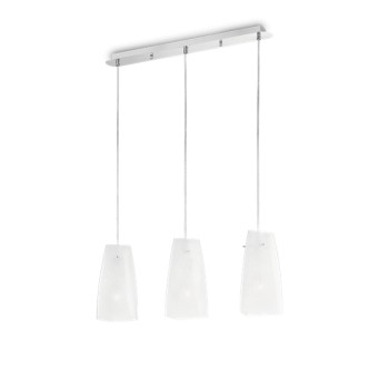 Lustra SUGAR SP3 008776 Ideal Lux, E27 3x60W, crom-alb - 1