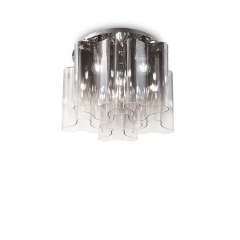 Plafoniera COMPO PL6 172828 Ideal Lux, E27 6x60W, fumuriu - 1