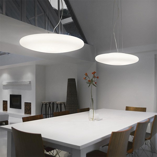 Pendul SMARTIES BIANCO SP5 031996 Ideal Lux, D60, alb - 1