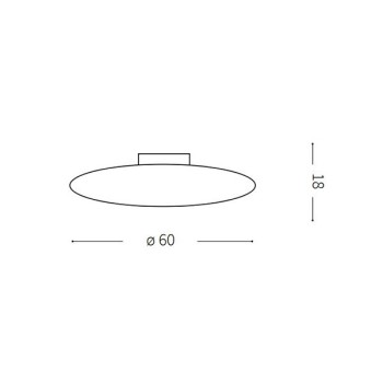 Plafoniera SMARTIES BIANCO PL3 032023 Ideal Lux, D60, alb - 1