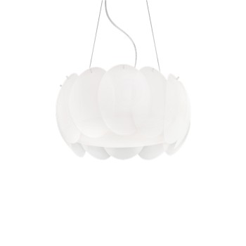 Pendul modern OVALINO SP5 074139 Ideal Lux, alb - 1
