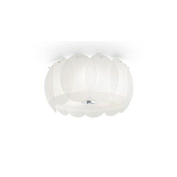 Plafoniera moderna OVALINO PL5 093963 Ideal Lux, alb - 1