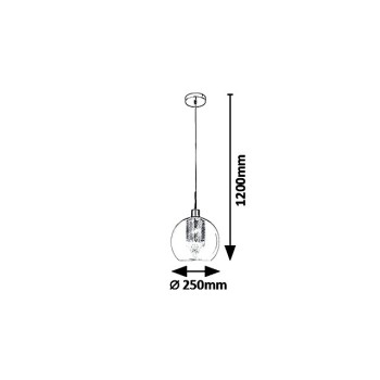 Pendul modern PHILANA 6495 Rabalux, E14, 1x60W, auriu - 1