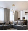 Lustra moderna PHILANA 6496 Rabalux, E27, 3x60W, auriu