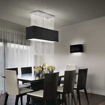 Pendul PHOENIX SP5 101163 Ideal Lux, E27 5x60W, negru - 1
