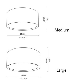 Plafoniera WHEEL PL3 036014 Ideal Lux, alb - 1