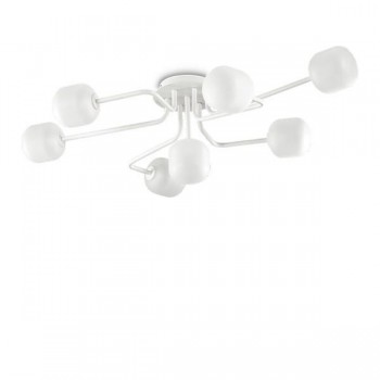 Lustra MALLOW PL7 174419 Ideal Lux, alb - 1