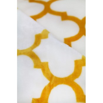 Patura decorativa flanela Mendola Home Textiles, 150x200cm, galben - 3