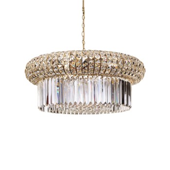 Candelabru NABUCCO SP16 237800 IDEAL LUX, D70cm, E14, 16X40W, auriu - 1