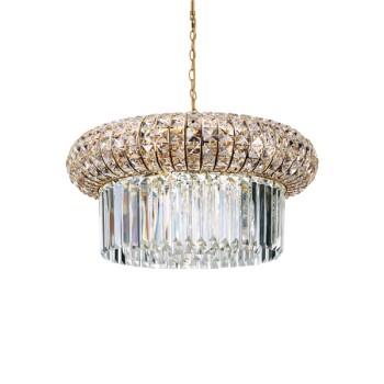 Candelabru NABUCCO SP12 237794 IDEAL LUX, D60cm, E14, 12X40W, auriu - 1