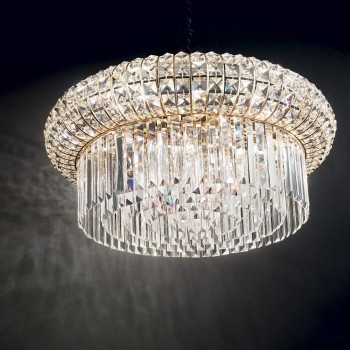 Candelabru NABUCCO SP12 237794 IDEAL LUX, D60cm, E14, 12X40W, auriu - 1