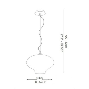 Pendul BISTRO SP1 ROUND 120898 Ideal Lux,  transparent - 1