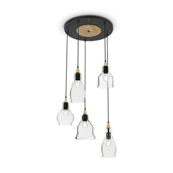 Lustra GRETEL SP5 103174 Ideal Lux, negru - 1