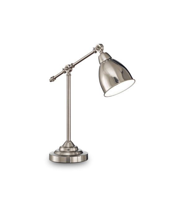 Lampa de birou NEWTON TL1 012209 Ideal Lux, nichel - 1