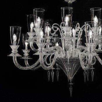 Candelabru BEETHOVEN SP12 103419 IDEAL LUX, transparent - 1