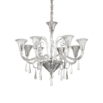 Candelabru SANTA SP8 103518 IDEAL LUX, transparent - 1