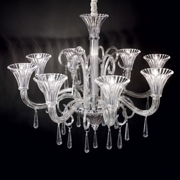 Candelabru SANTA SP8 103518 IDEAL LUX, transparent - 1