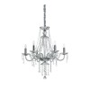 Candelabru AMADEUS SP6 168753 IDEAL LUX, transparent
