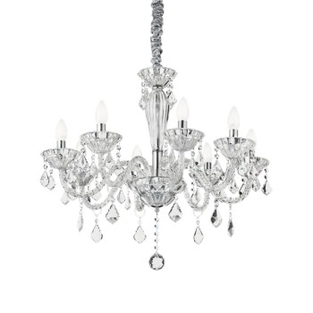 Candelabru TIEPOLO SP8 034720 IDEAL LUX, transparent - 1