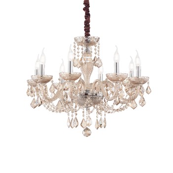 Candelabru ROSE SP8 166889 IDEAL LUX, chihlimbar - 1
