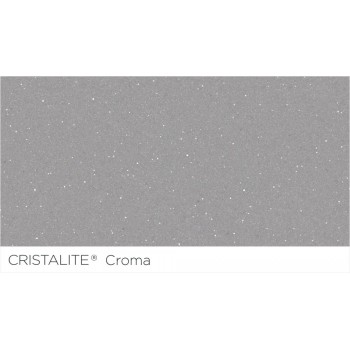Baterie bucatarie Schock Cosmo Cristalite Croma cu cap extractibil, 2 tipuri de jet, aspect granit, cartus ceramic, gri - 1
