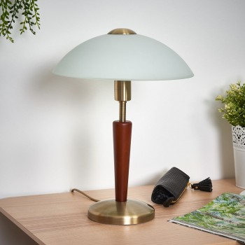 Veioza SOLO 87256 Eglo, touch dimmer, E14, bronz-nuc - 1