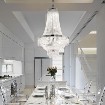 Candelabru AUGUSTUS SP12 112800 IDEAL LUX, E14, 12X40W, crom - 1