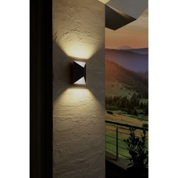 Aplica exterior PREDAZZO 93994 Eglo, LED 5W, 360lm, antracit/alb - 1