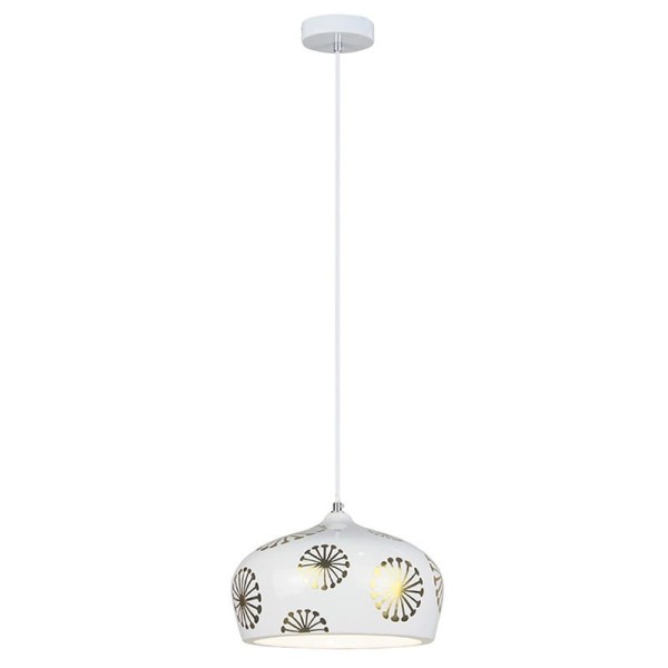 Pendul GINGER 6050 Rabalux, E14, 40W, alb-auriu - 1