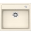 Chiuveta Bucatarie Granit SCHOCK Mono N-100 Magnolia Cristadur 570 x 510 mm cu Sifon Automat
