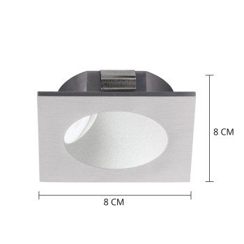 Spot trepte ZARATE 96902 Eglo, LED 2W, argintiu - 1