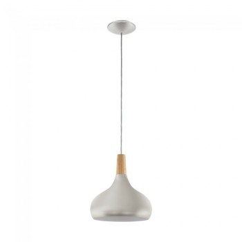 Pendul SABINAR - 96985 Eglo, E27, 1x60W, argintiu - 1