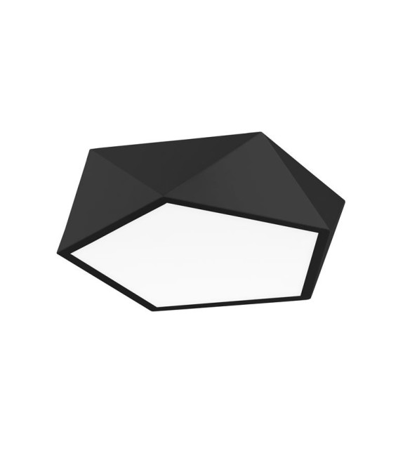 DARIUS, plafoniera design LED E27 4x10W, negru - 1