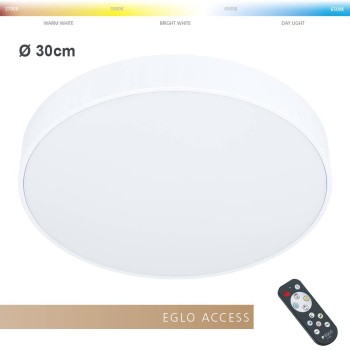 Plafoniera cu telecomanda ZUBIETA-A 98891 Eglo, LED TW 18W, 1900lm, alb - 1