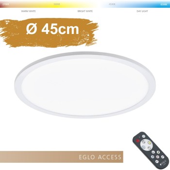 Plafoniera SARSINA A 98208 Eglo Acces, TW LED 19,5W, 2750lm, alb - 1