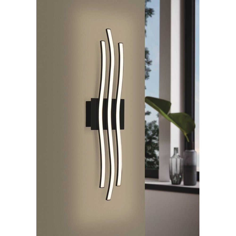 EGLO - Plafoniera Moderna Roncade 1 Led Metallo Nero