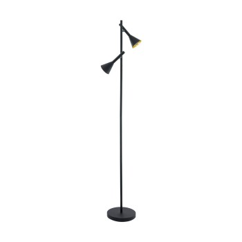 Lampadar CORTADERAS 97806 Eglo, GU10 2x5W, negru-auriu - 1