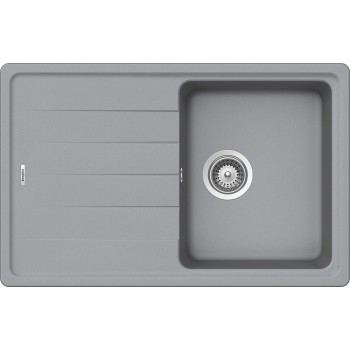 Set Schock Chiuveta Element D-100S 780 x 500 mm si Baterie Epos cu Dus Extractibil, Croma Cristalite - 1