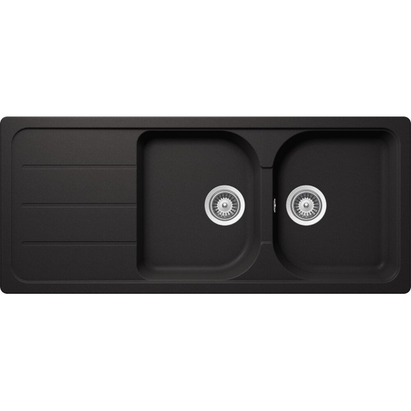 Chiuveta Schock Formhaus D-200 1160 x 500 mm, Nero Cristalite - 1