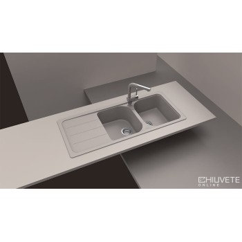 Chiuveta Schock Formhaus D-200 1160 x 500 mm, Croma Cristalite - 1