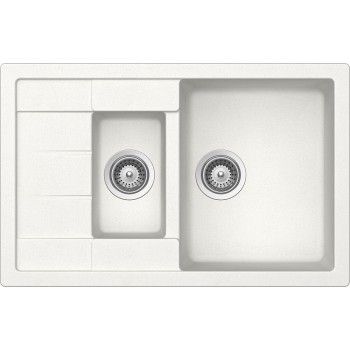 Chiuveta Schock Manhattan D-150S 780 x 500 mm, Alpina Cristalite - 1