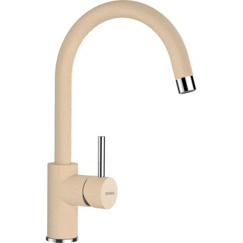 Set Chiuveta Manhattan N-150 610 x 510 mm si Baterie Plutos Moonstone Schock Cristalite - 1