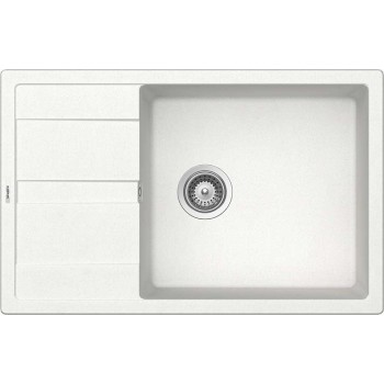 Set Schock Chiuveta Ronda D-100XL 780 x 500 mm si Baterie Plutos, Alpina Cristalite - 1